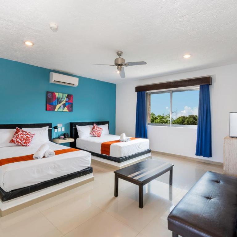 Hotel Playa Encantada - Double Room with Two Double Beds - 1