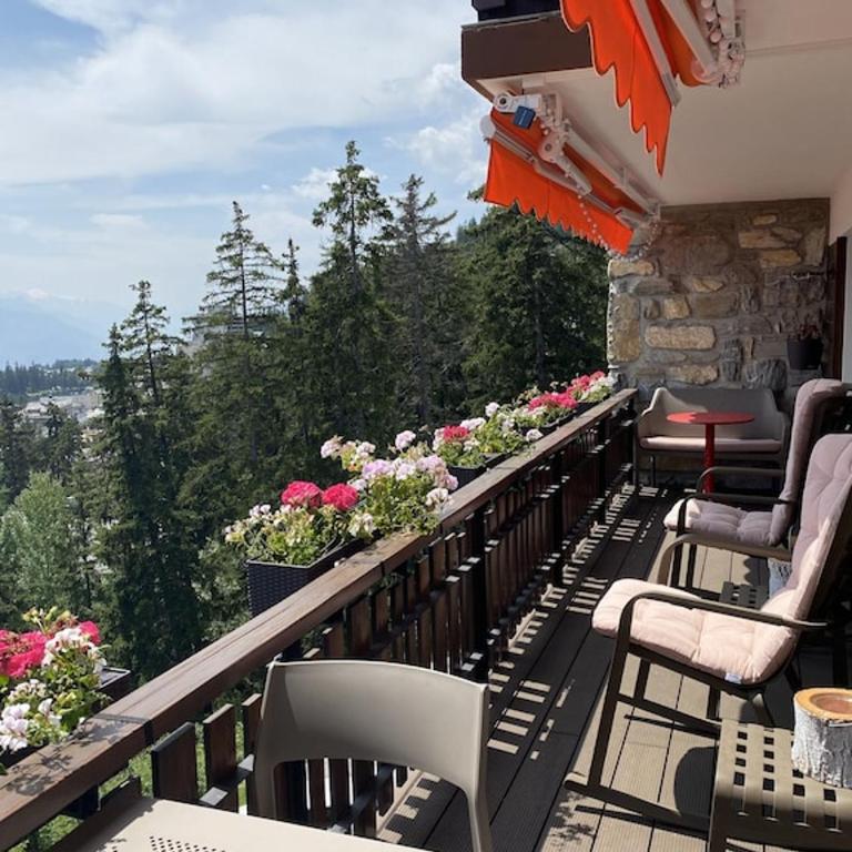 Magnifique résidence à quelques pas des remontées mécaniques et centre Montana - Appartement - 4
