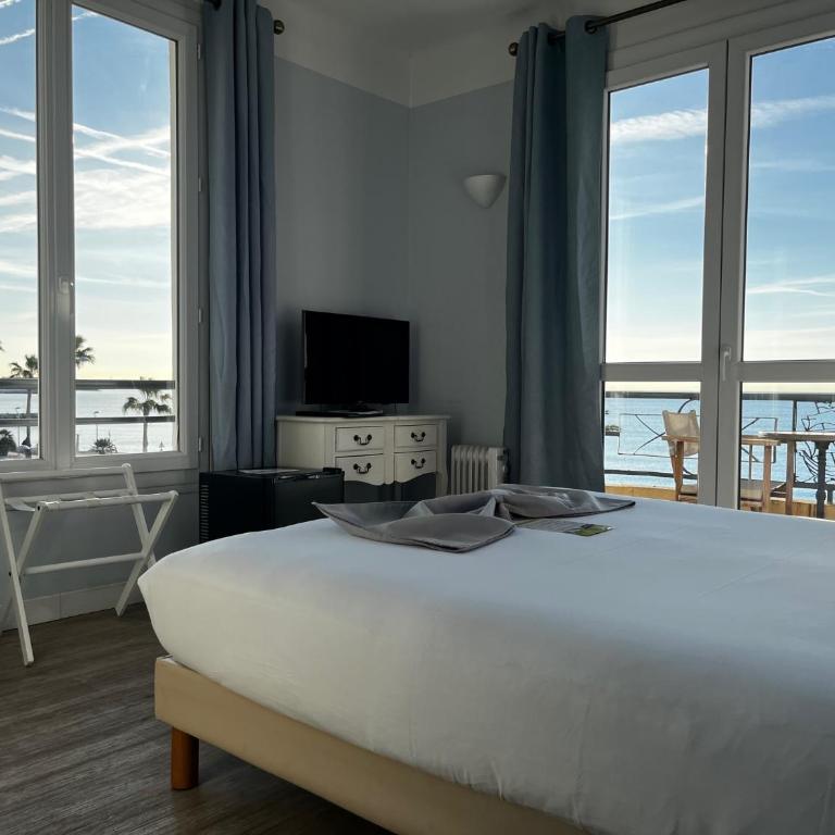 Hôtel du Bord de Mer "Le Vanillé" - Chambre Double Deluxe avec Balcon - Vue sur Mer - 5