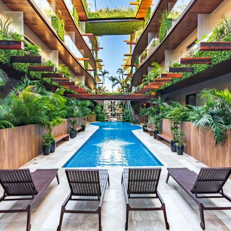 Tulum City Apartments at Menesse Tulum - Estudio con vistas a la piscina - 28