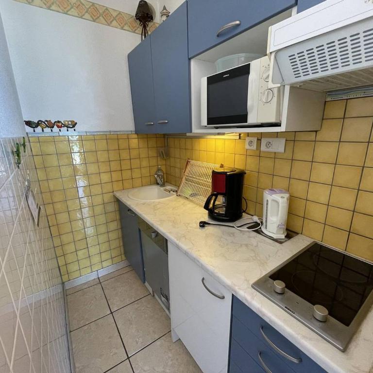 Saint-Cyprien : T2 cabine, climatisé, 6 pers, animaux admis, parking sécurisé - FR-1-106-78 - Apartment - 6
