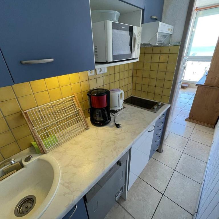 Saint-Cyprien : T2 cabine, climatisé, 6 pers, animaux admis, parking sécurisé - FR-1-106-78 - Apartment - 7