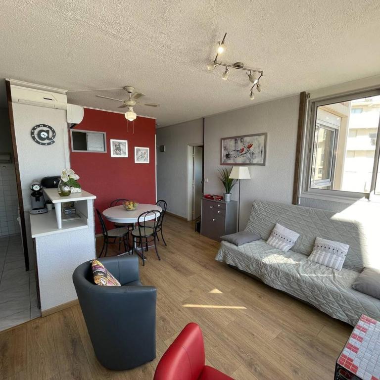 Bel appartement T2 cabine avec parking, clim, proche plage et commerces, Saint-Cyprien - FR-1-106-71 - Apartment - 8