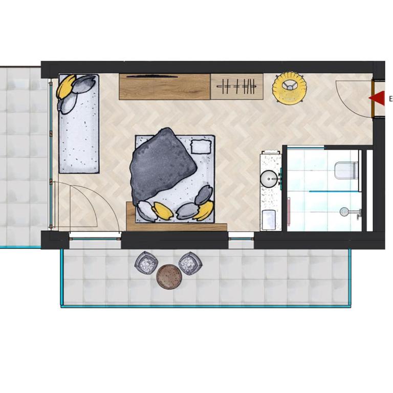 Bergparadies - inklusive Eintritt in die Alpentherme - Doppelzimmer mit Balkon - 4