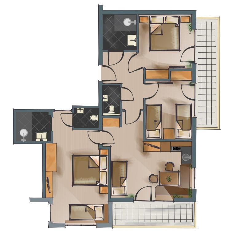 Waidmannsruh Appartements - Apartment mit 3 Schlafzimmern - 1
