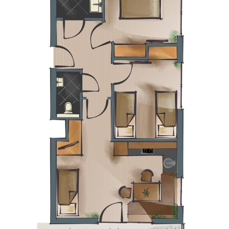 Waidmannsruh Appartements - Apartment mit 2 Schlafzimmern - 1