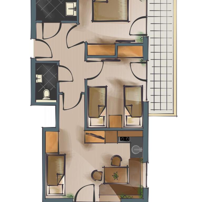 Waidmannsruh Appartements - Apartment mit Balkon - 1