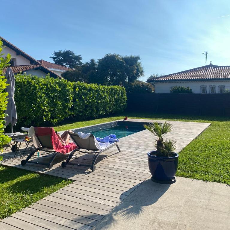 Hiru Alabak - Maison à Biarritz, piscine, jardin, 8 personnes - Villa - 4