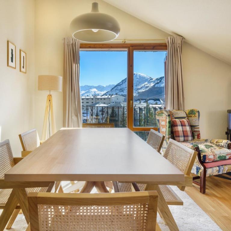 Montesqui Formigal, exclusivo ático con vistas a pistas, guardaesquis y garaje - Appartamento con 3 Camere da Letto - 2