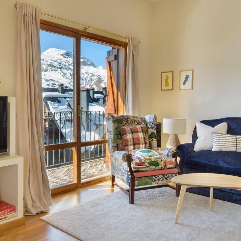 Montesqui Formigal, exclusivo ático con vistas a pistas, guardaesquis y garaje - Appartamento con 3 Camere da Letto - 4