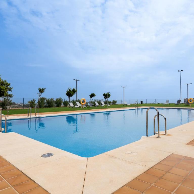 13 Modern apt for 6 guest with shared pool in Manilva Andalucia - Apartamento con vistas al jardín - 32