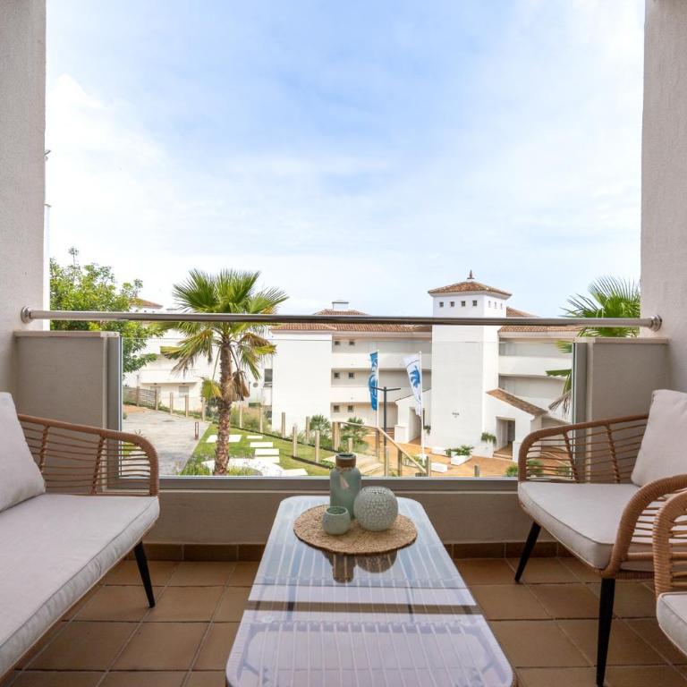 13 Modern apt for 6 guest with shared pool in Manilva Andalucia - Apartamento con vistas al jardín - 34