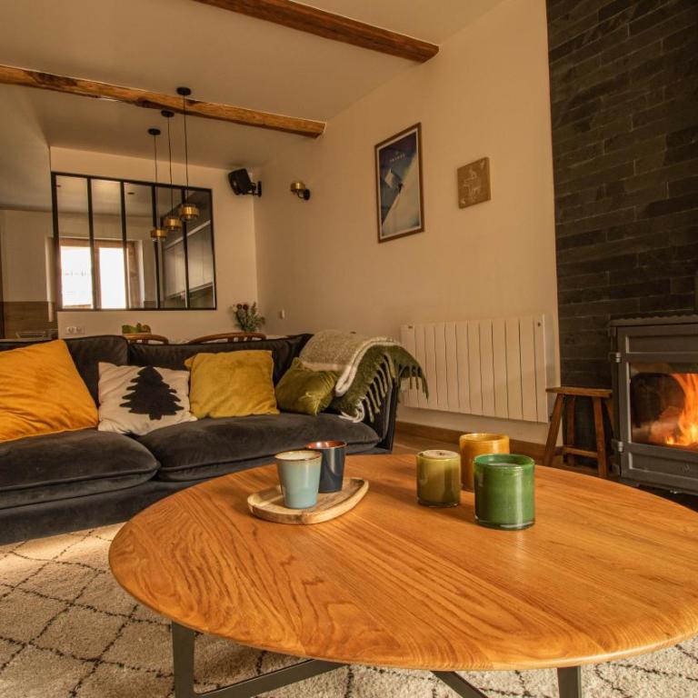 Chalet Peak Noir entier 12pers - Cosy House Peak Noir for 12people - Maison 5 Chambres - 3