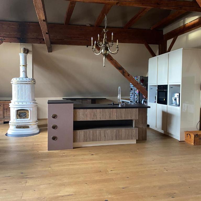 Altbauwohnung mit Fachwerk - Apartment mit 1 Schlafzimmer - 2