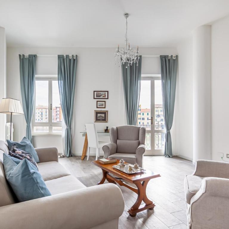 GuestHost - Lungarno Elegant Apartment with Panoramic Balcony - Appartamento con 2 Camere da Letto - 7