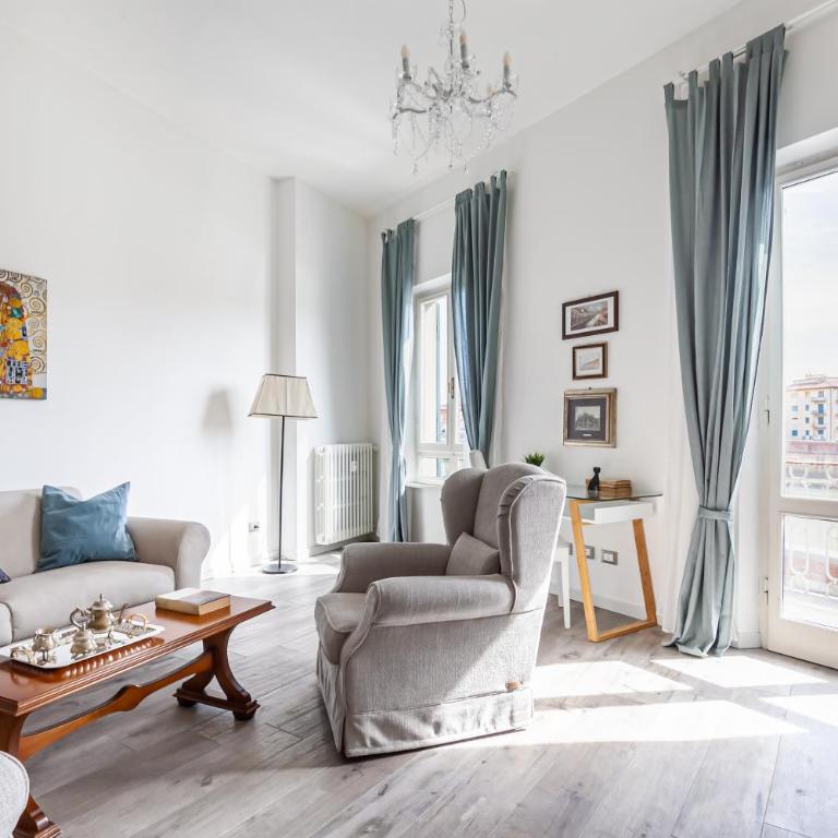 GuestHost - Lungarno Elegant Apartment with Panoramic Balcony - Appartamento con 2 Camere da Letto - 13