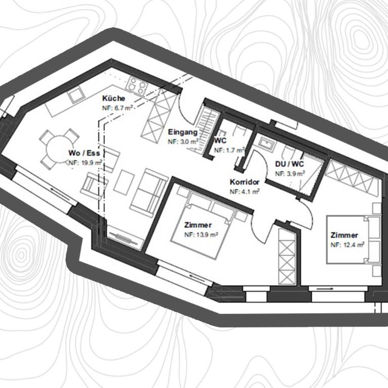Chalet Coral und Zermatter Stadel - Apartamento de 2 dormitorios - 14