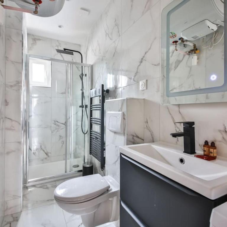 3G#Appart 6Pers#2 Chambres#Commerce#Paris 15#AC - Apartment mit 2 Schlafzimmern - 37