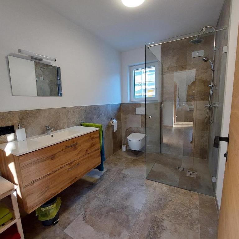 Ferienwohnung Pölvenblick - Appartamento con 1 Camera da letto con doccia - 8