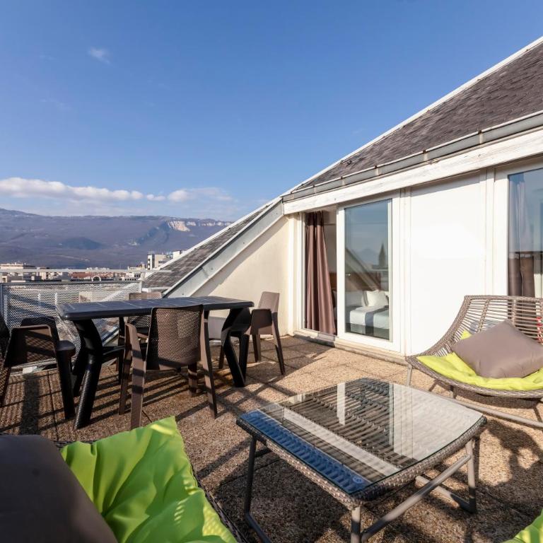 Residhotel Le Central'Gare - Studio Supérieur avec Terrasse - 4