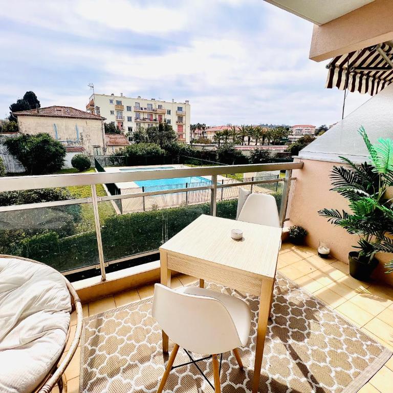 LES PALMIERS - Appartement avec piscine proche plages - Wifi et Clim - Studio Apartment - 13