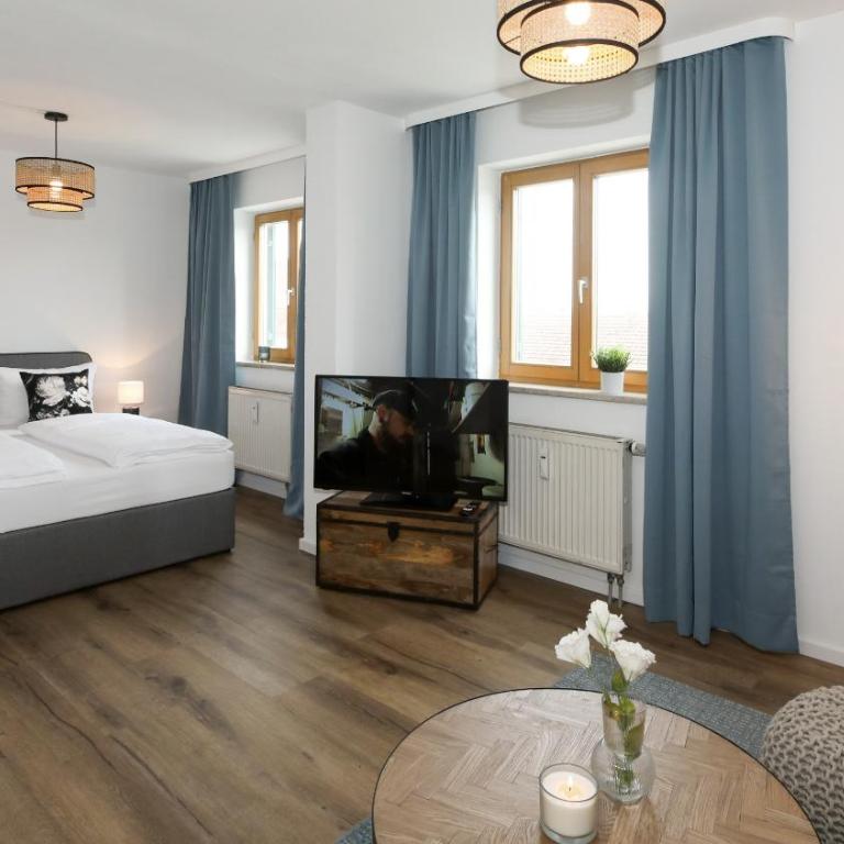 Hotel Obermaier - Studio mit Kingsize-Bett und Schlafsofa - 3