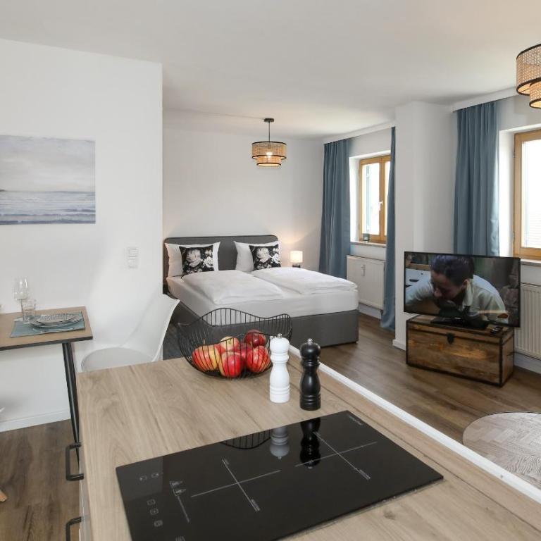 Hotel Obermaier - Studio mit Kingsize-Bett und Schlafsofa - 10