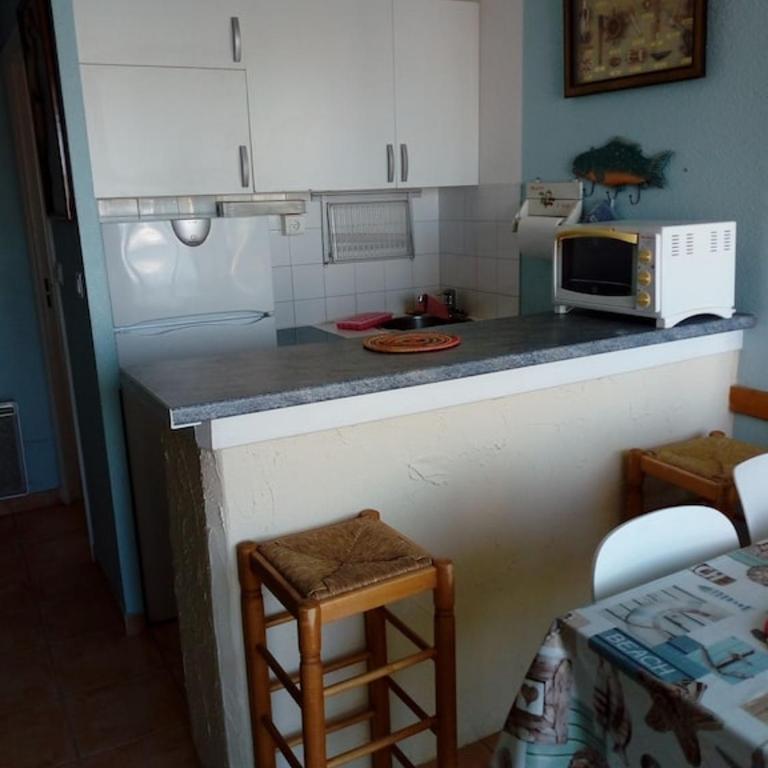 Gruissan (Aude) Appartement calme, vue sur port de plaisance -Clim, Empl.Parking - Appartement 1 Chambre - 11