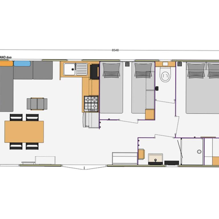 Camping L' Arlesienne - Mobile Home Premium (6 Personnes) - 3