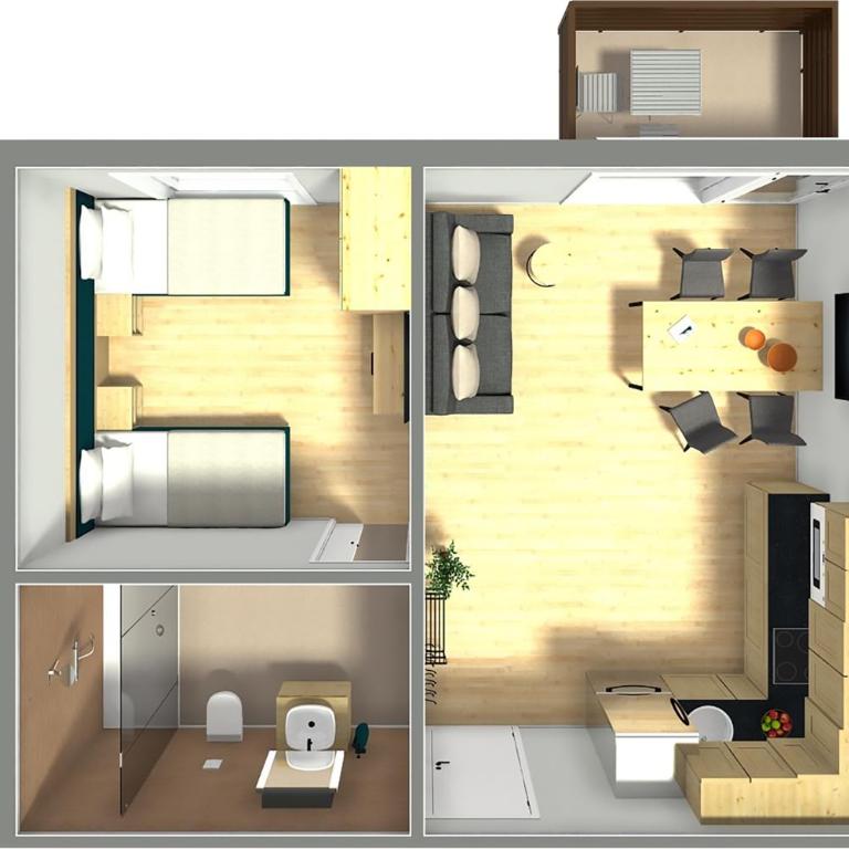 Hannesnhof - Apartment mit 1 Schlafzimmer - 1