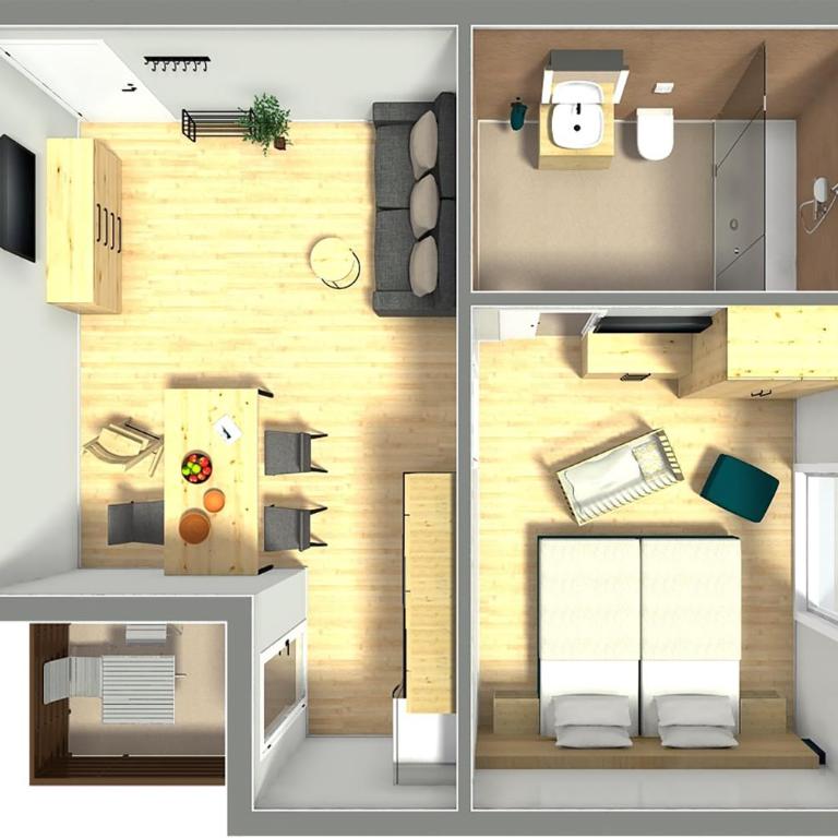 Hannesnhof - Apartment mit 1 Schlafzimmer - 1