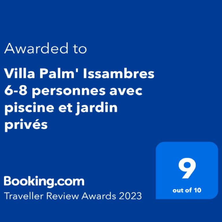 Villa Palm' Issambres 6 personnes, clim, avec piscine, jardin et parking privés - Villa 3 Chambres - 13