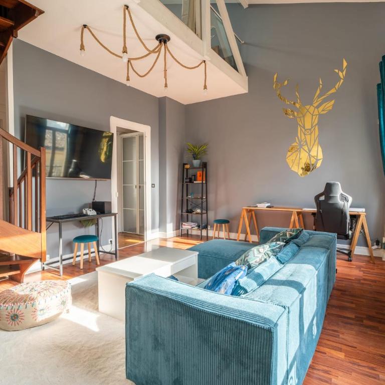 Large bright duplex in Bordeaux - Appartement - 2