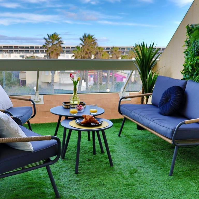 'Cap Confession' - Naturiste - Sea View - Beach - Parking -Air Conditionaire - Appartement 1 Chambre - 4