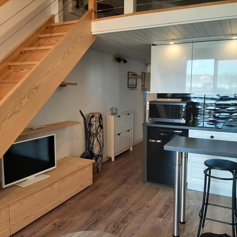 Duplex cosy avec piscine et parking à Capbreton - FR-1-239-870 - Appartement 1 Chambre - 8