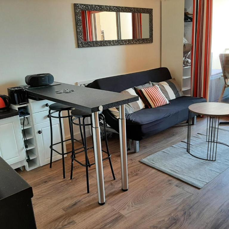 Duplex cosy avec piscine et parking à Capbreton - FR-1-239-870 - Appartement 1 Chambre - 14