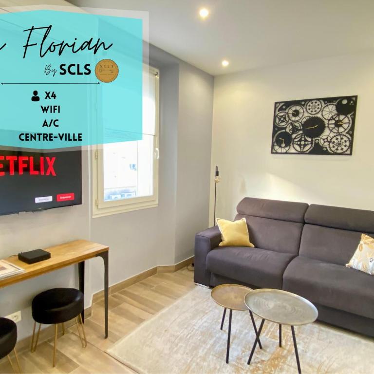 Le Florian SCLS - Wifi, Clim, Hyper Centre - Apartamento de 1 dormitorio - 1