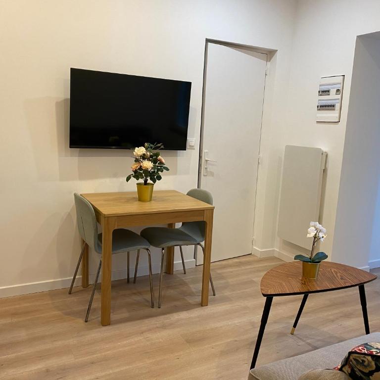 Studio 24m2 climatisé-parking privé - Lycée Roosevelt - Arena - Gare - Appartement 1 Chambre - 13