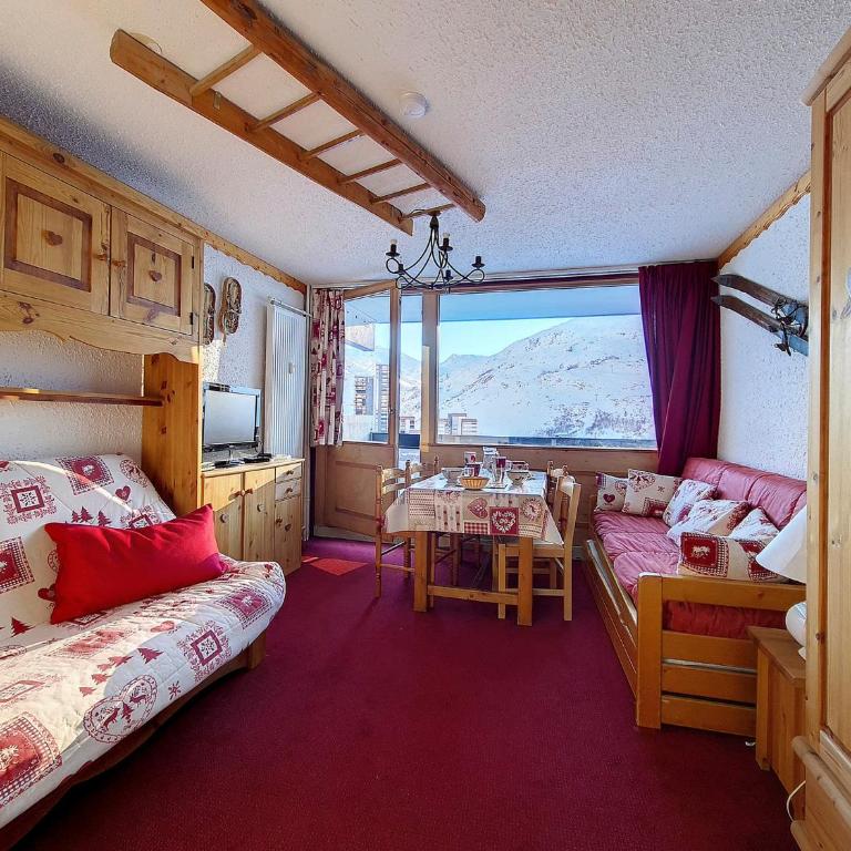 Studio lumineux au pied des pistes avec balcon - FR-1-344-666 - Estudio - 5