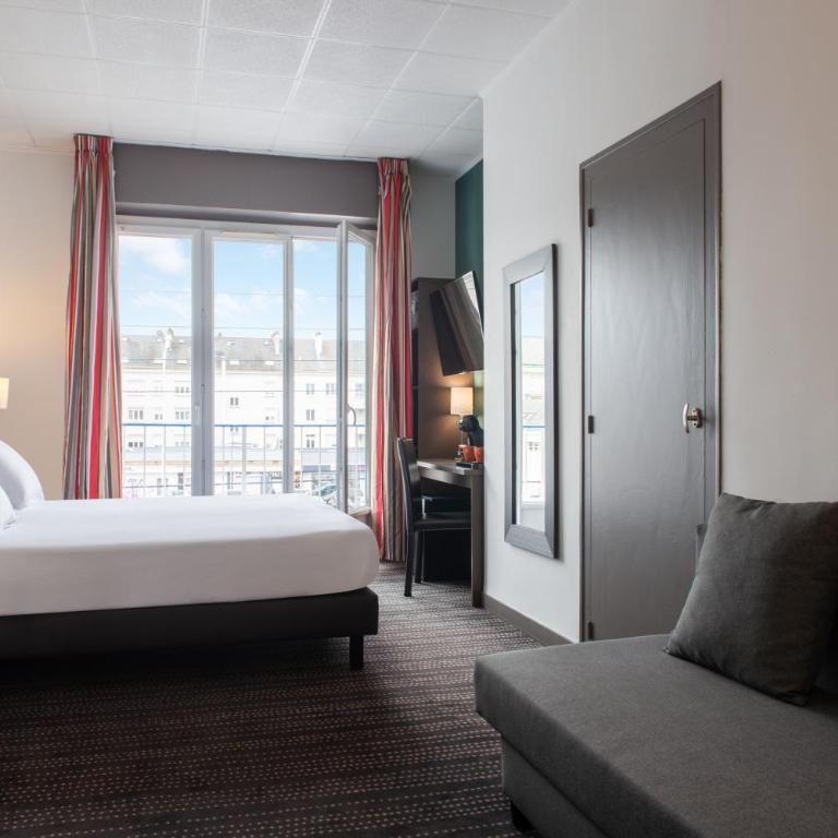 The Originals City, Hôtel de l'Europe, Saint-Nazaire - Chambre Double Deluxe (2 Adultes + 1 Enfant) - 6