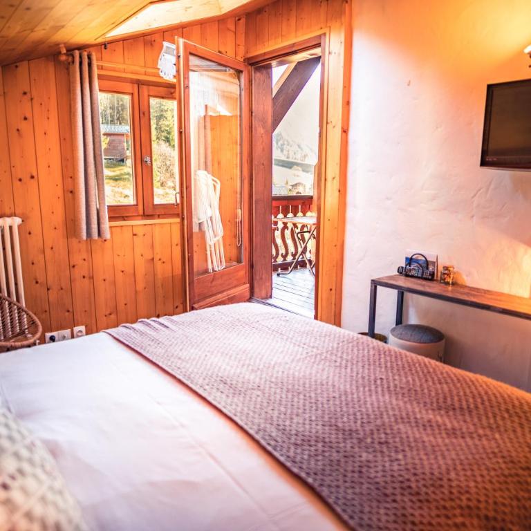 Chalet-hôtel Gai Soleil - Chambre Double ou Lits Jumeaux Deluxe avec Balcon - 2