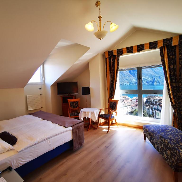 Hotel Federale - Camera Doppia con Letti Singoli con Vista Lago - 1
