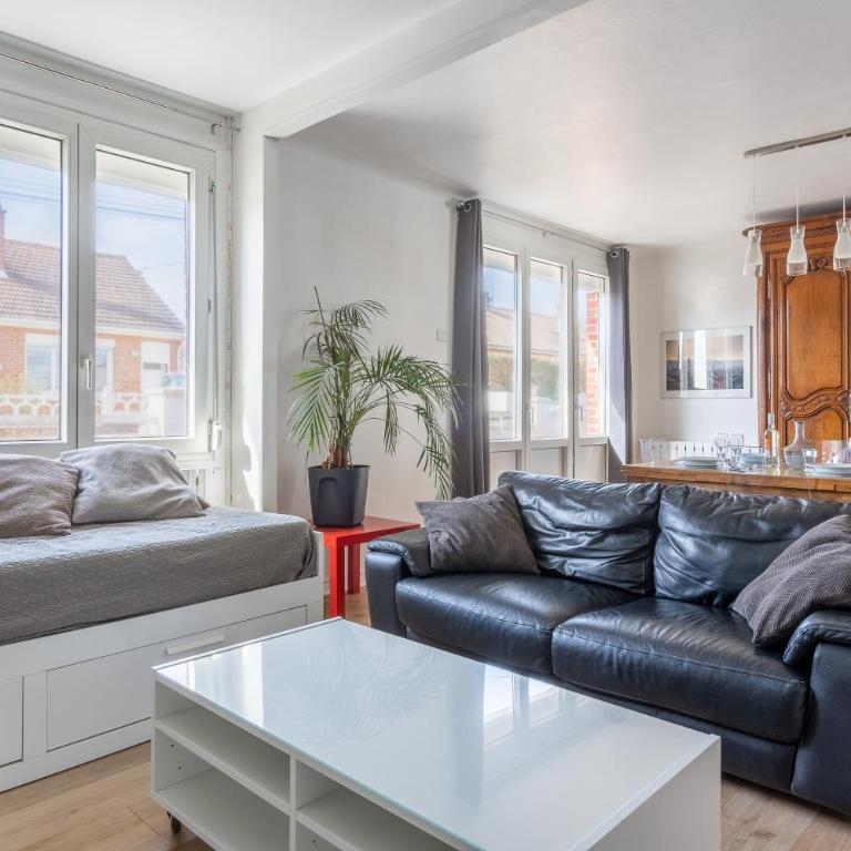 Maison confortable, terrasse et jardin à Amiens - Maison 2 Chambres - 6