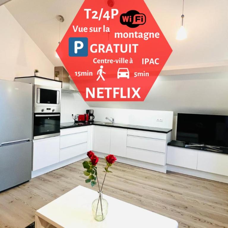 Le Red Loft à 5min du centre-ville avec parking privatif gratuit - Appartamento con 1 Camera da Letto - 1