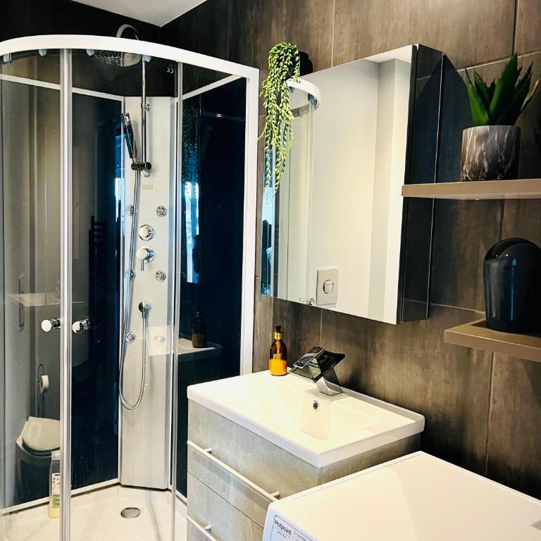 LES PALMIERS - Appartement avec piscine proche plages - Wifi et Clim - Studio Apartment - 3