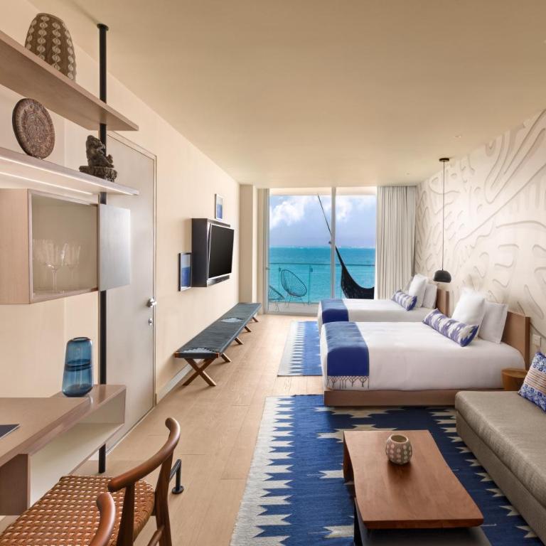 SLS Cancun - Deluxe One Bedroom Suite - Ocean Front Double - 8