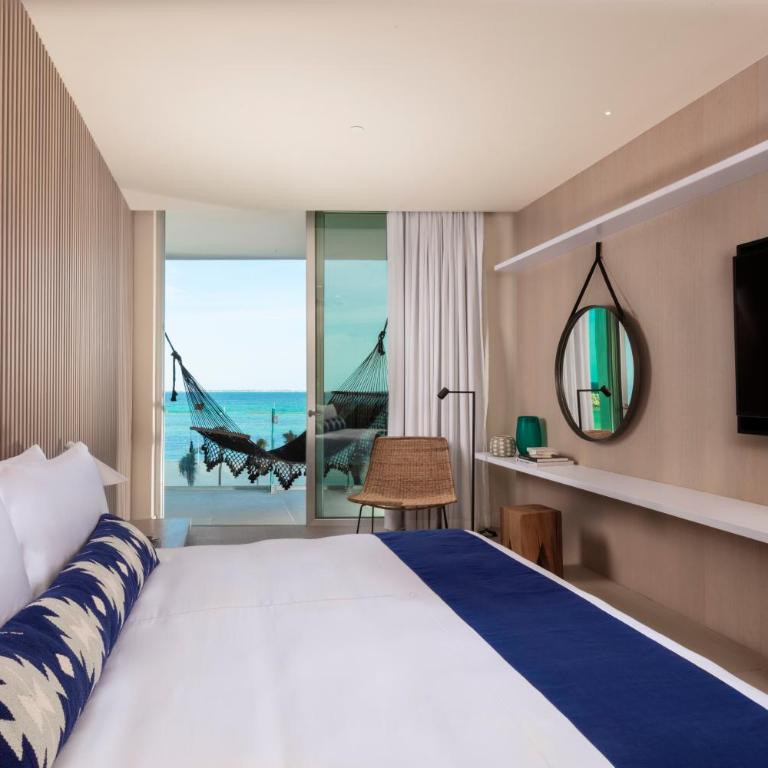 SLS Cancun - Deluxe One-Bedroom Suite Ocean Front King - 5
