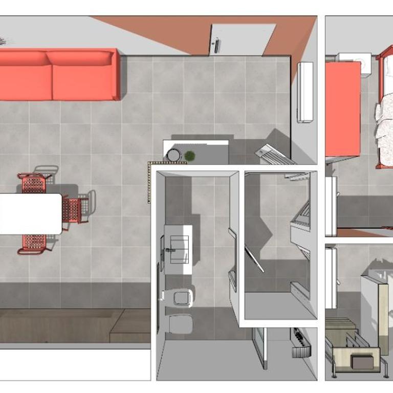 Skyfive Fire Apartment - Appartamento con 2 Camere da Letto - 42