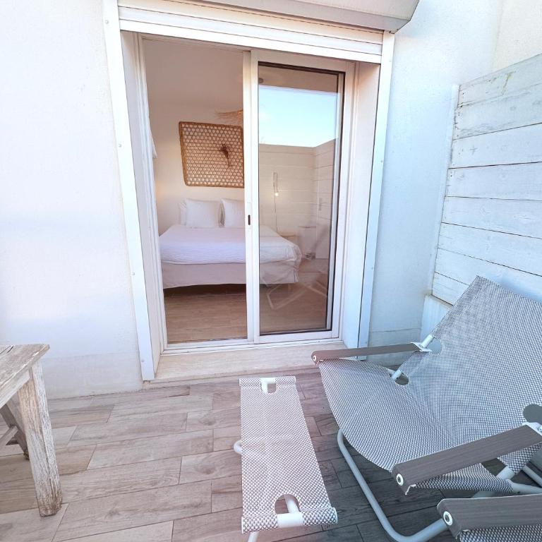 Blanc Sable Hôtel - Chambre Double avec Terrasse - 1