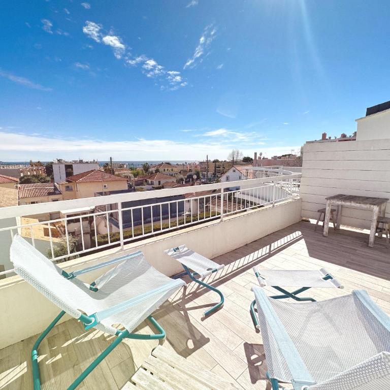 Blanc Sable Hôtel - Chambre Double avec Terrasse - 10